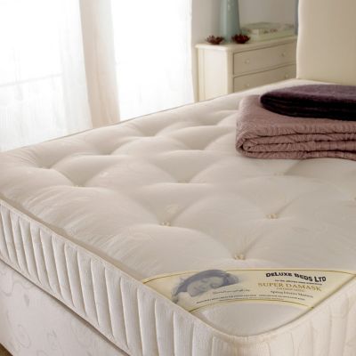 Deluxe Beds Super Damask Open Spring Orthopaedic Mattress